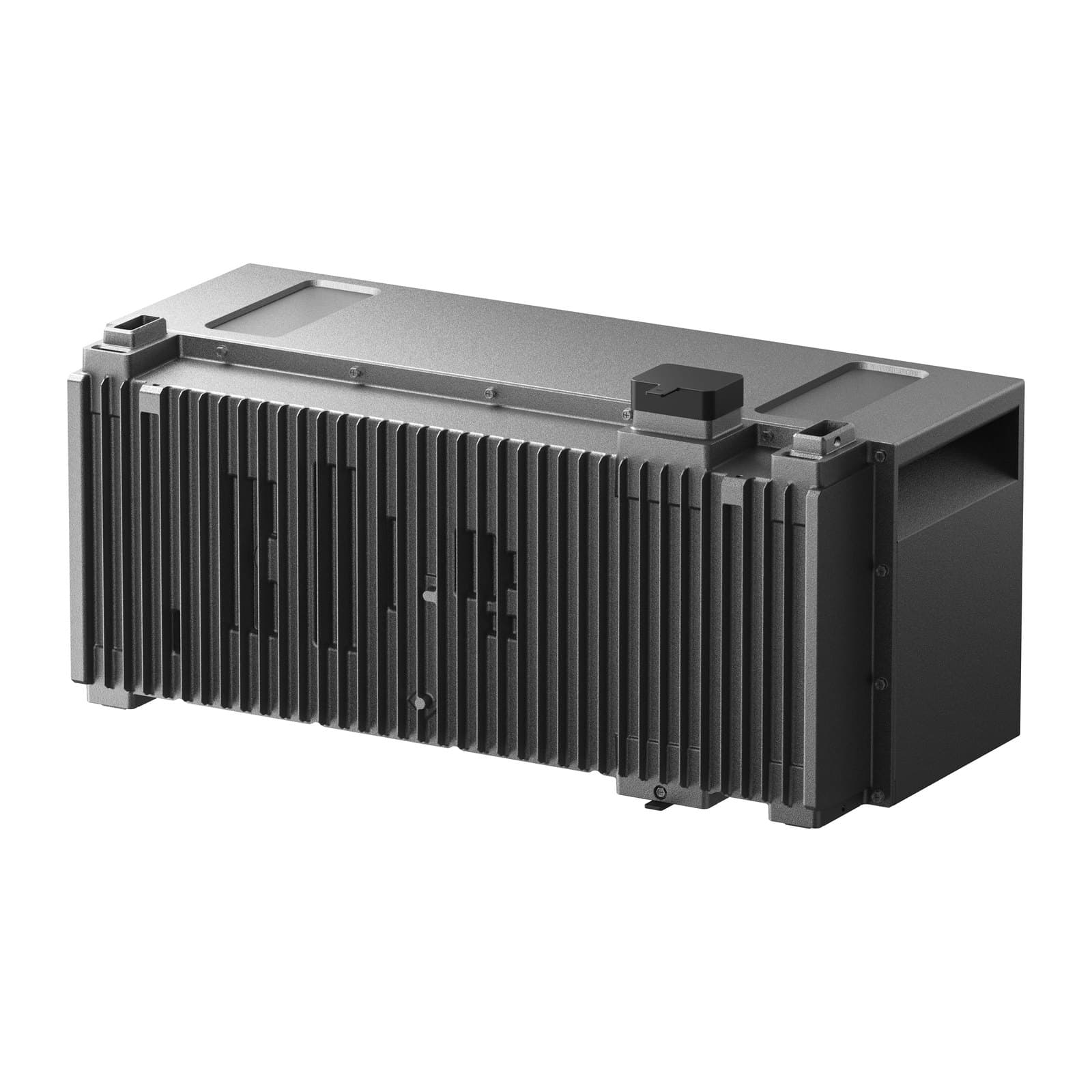 Achterkant van de BP7000 met koelribben