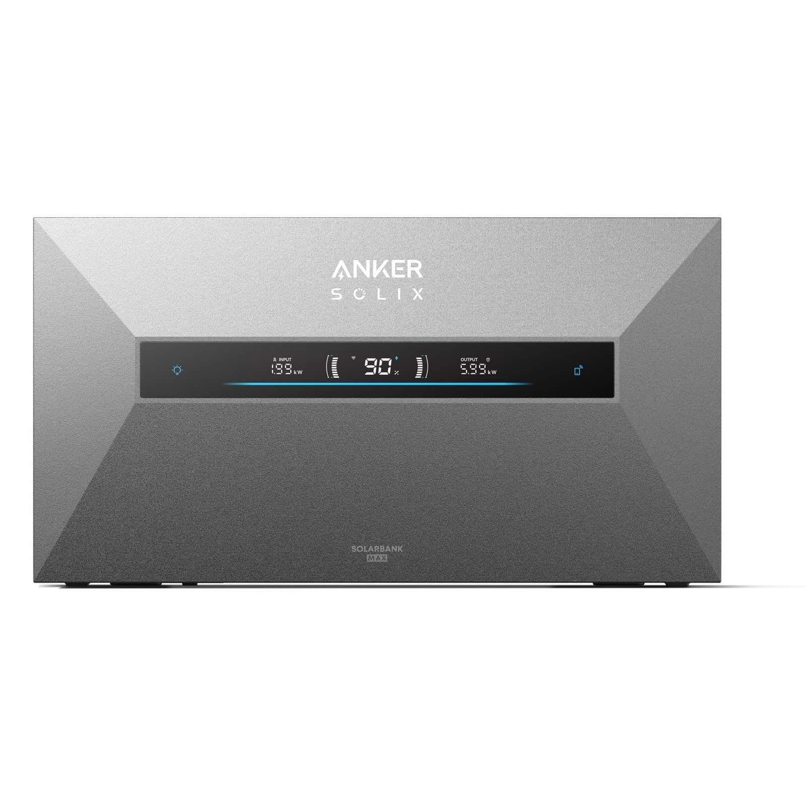 Anker SOLIX Solarbank Max AC, voorkant met display