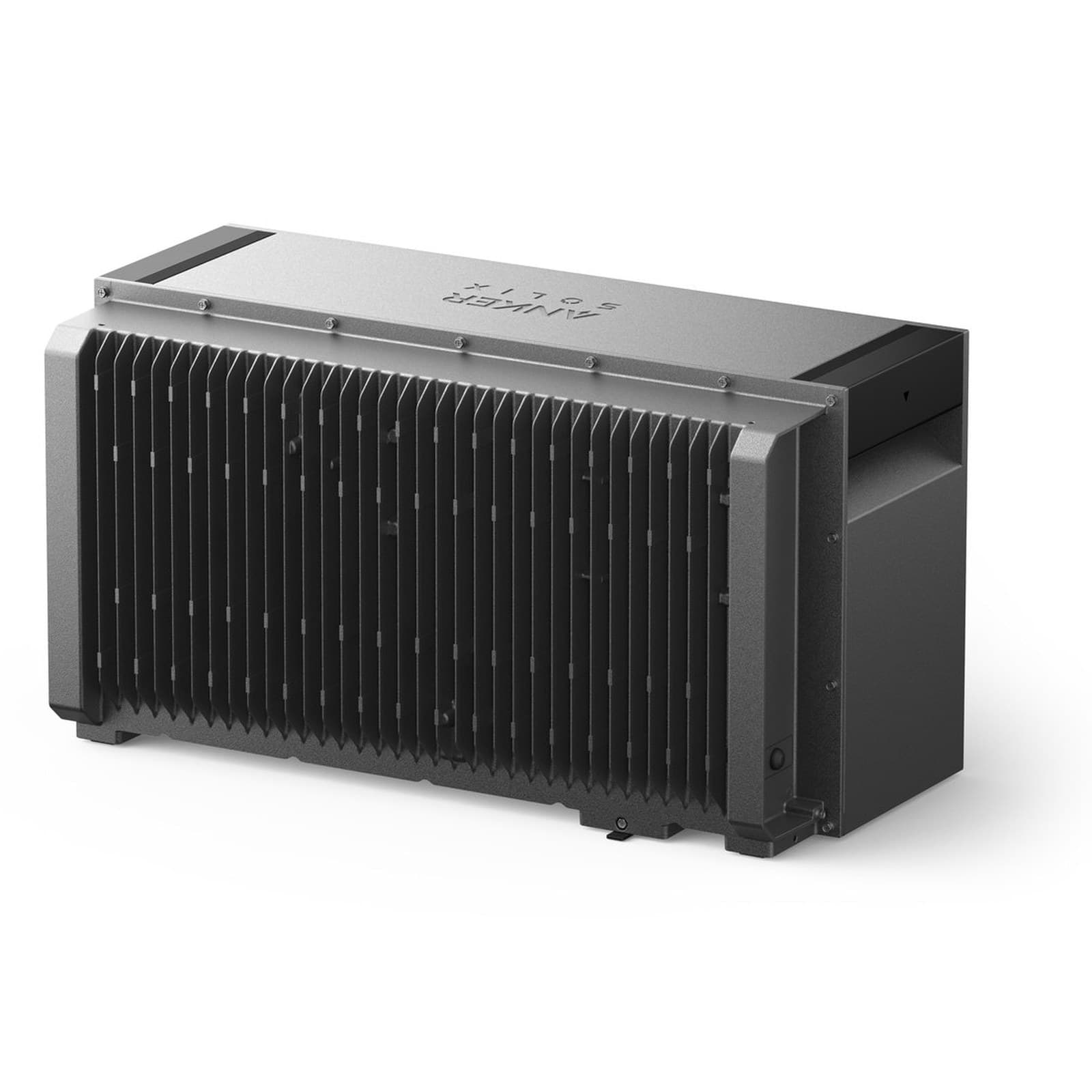 Anker SOLIX Solarbank Max AC, achterkant met koelribben